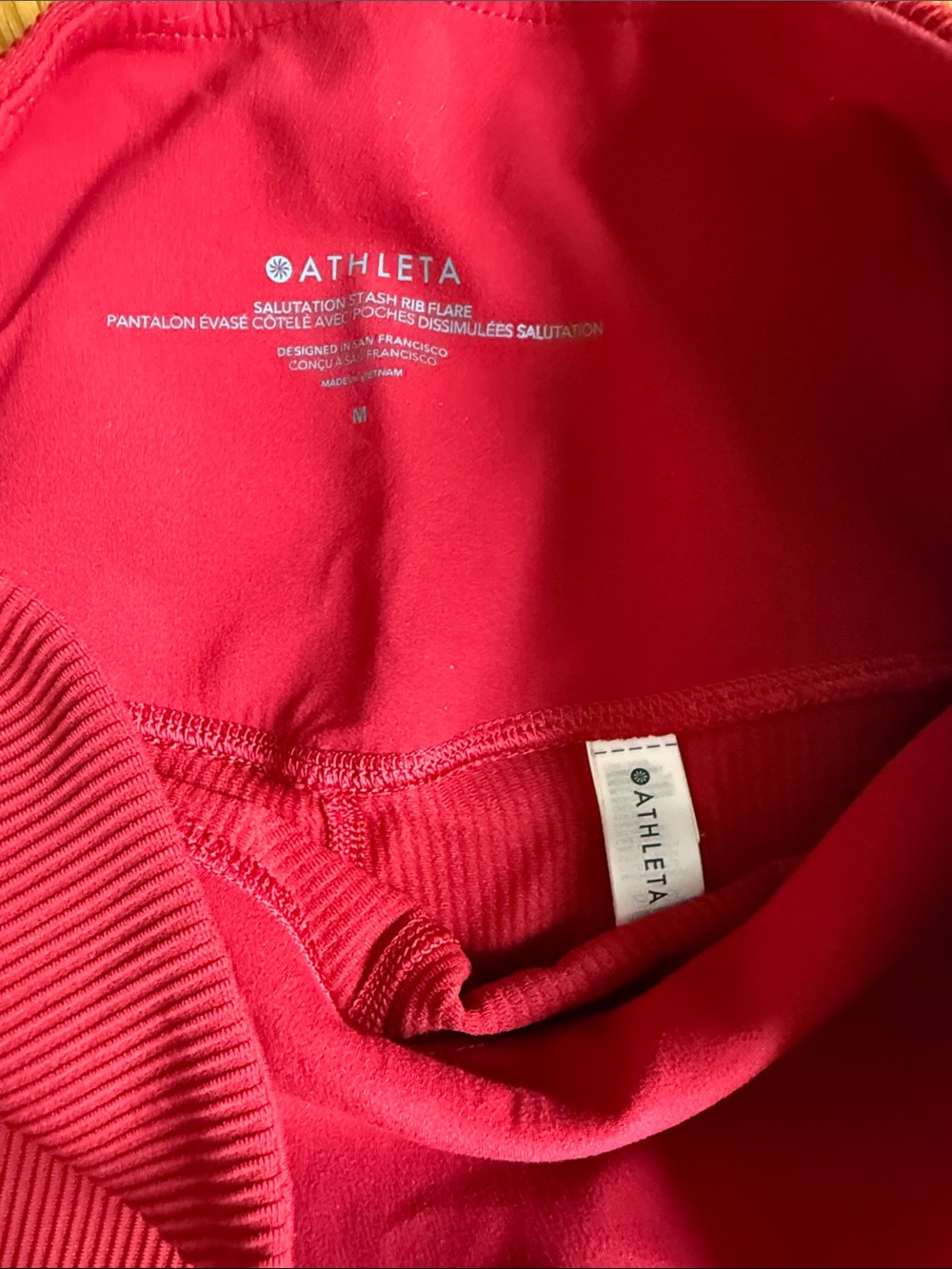 Athleta Salutation Stash Ribbed Flare Legging 31.5” inseam - Picture 5 of 5